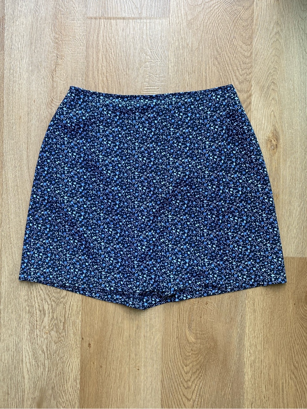 Vintage Floral High-Rise Skort
